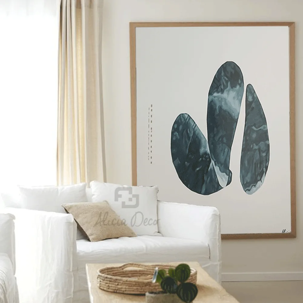 Deep Teal Stones