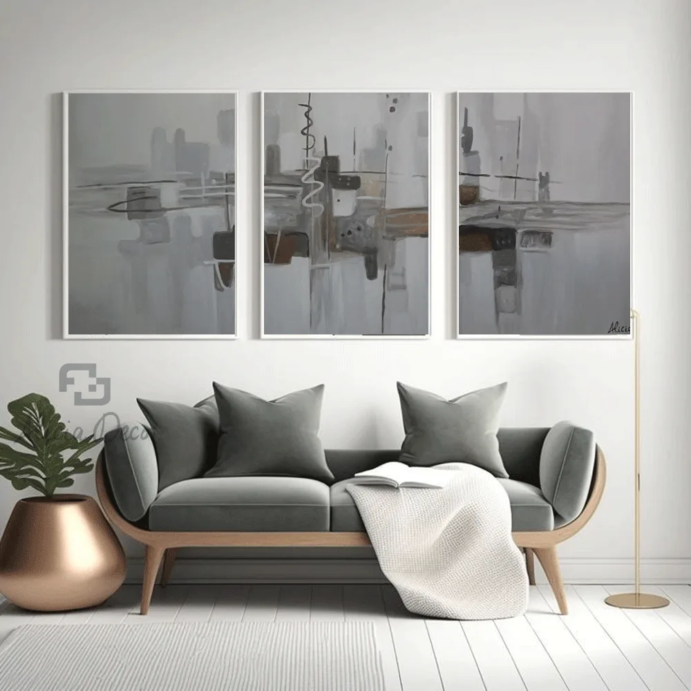 Grey Urban Triptych