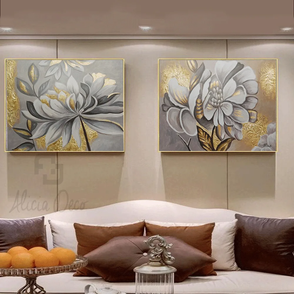 Gilded Peonies