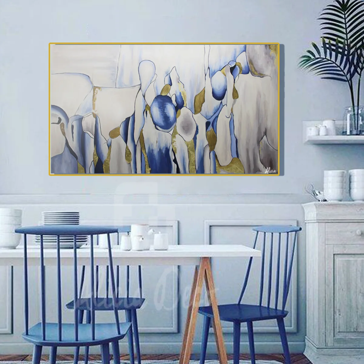Blue Assemblage