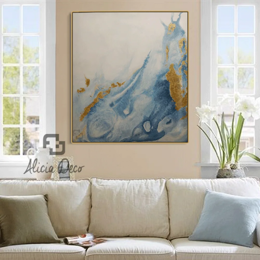 Blue Gilded Current