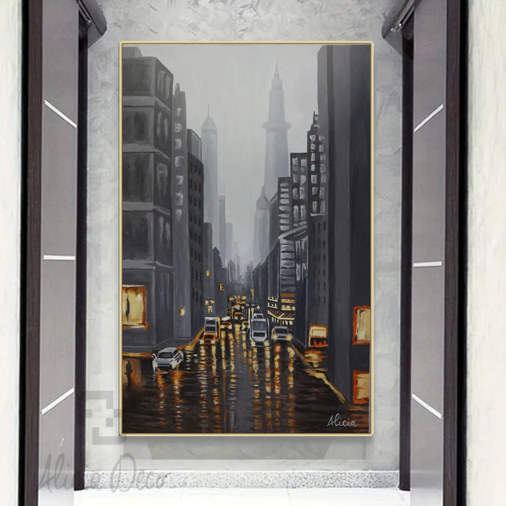 Rainlit Avenue