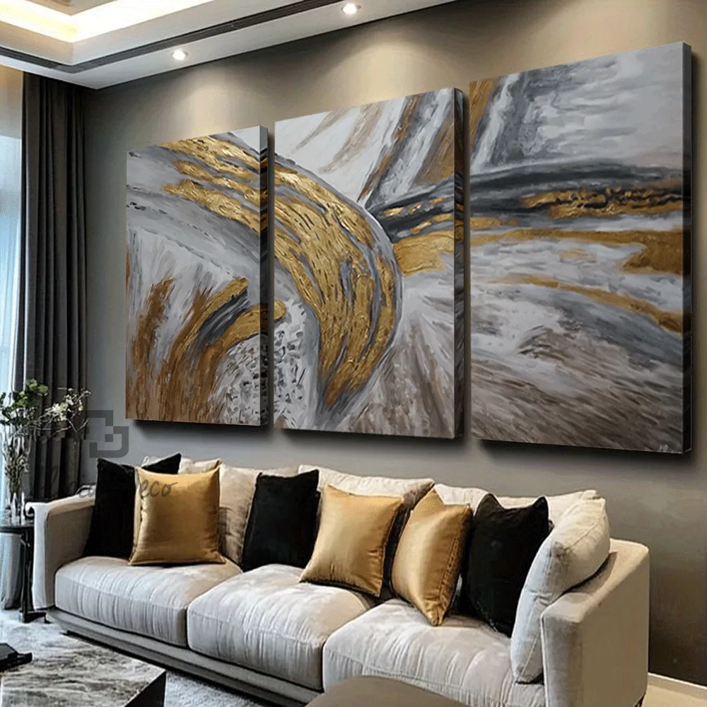 Gilded Triptych Flow