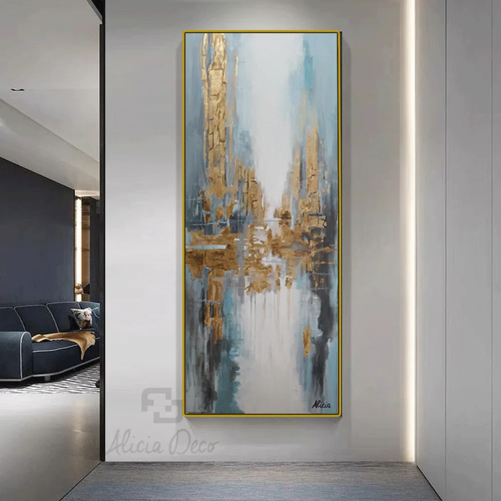Blue Gilded Passage